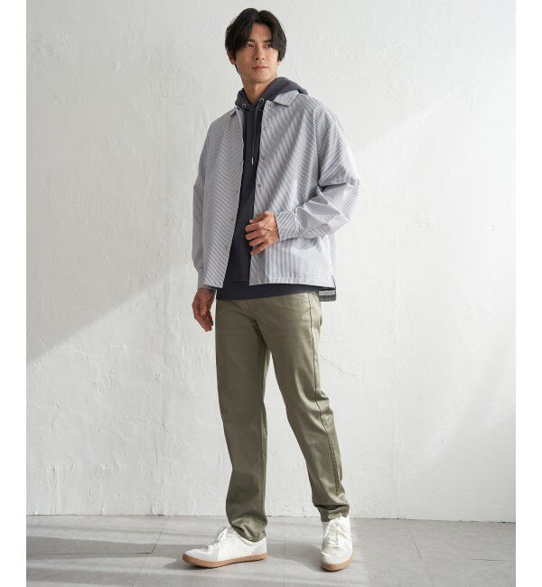 ikka「【雑誌MonoMax5月号掲載】イージケアサッカースナップシャウター「小泉孝太郎さん着用モデル」」|シャツ・ブラウス|