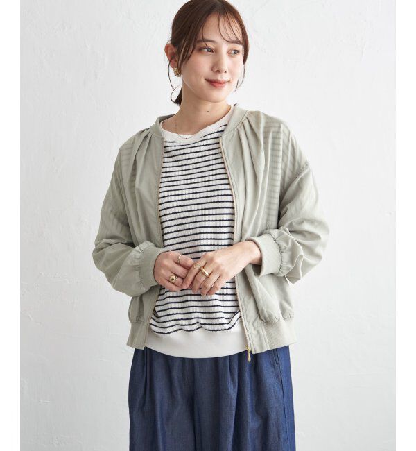 ikka「【雑誌InRed5月号掲載】タックフライスドルマンプルオーバー」|Tシャツ・カットソー|