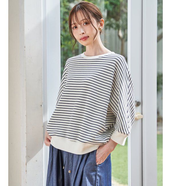 ikka「【雑誌InRed5月号掲載】タックフライスドルマンプルオーバー」|Tシャツ・カットソー|