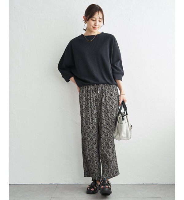 ikka「【雑誌InRed5月号掲載】タックフライスドルマンプルオーバー」|Tシャツ・カットソー|