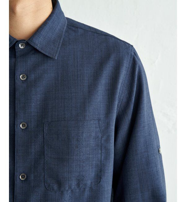 ikka「速乾ドビー袖2wayシャツ」|シャツ・ブラウス|