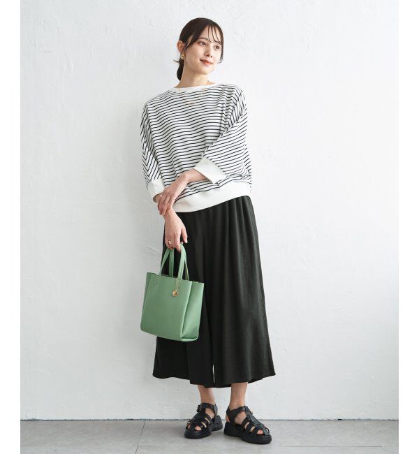 ikka「【雑誌InRed5月号掲載】デニム／レーヨンリネンガウチョ」|デニム|