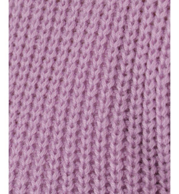 Lbc with Life「畦ビッグシルエットカラーニット」|カーディガン|