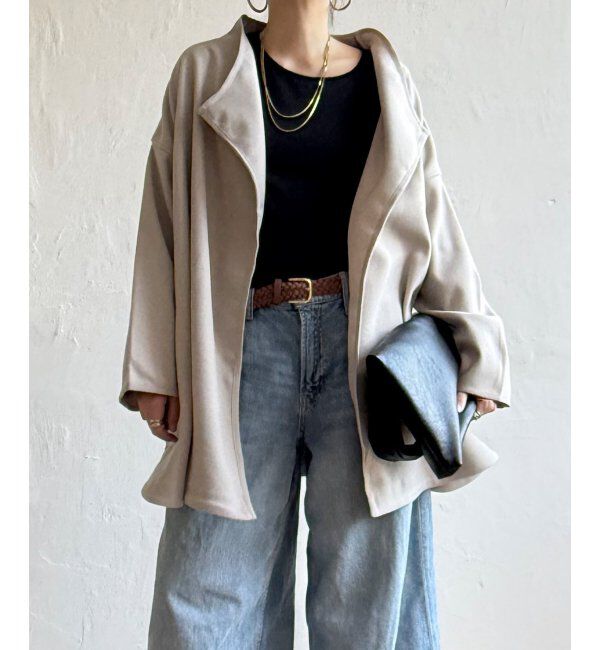 Lbc with Life「ジャージメルトントッパーコート」|その他|