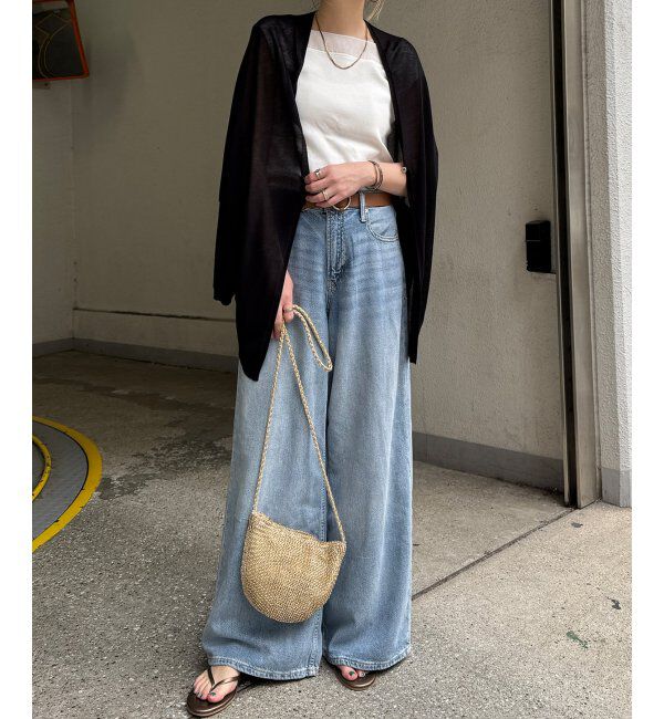 Lbc with Life「さらひやワンボタントッパーカーディガン」|カーディガン|