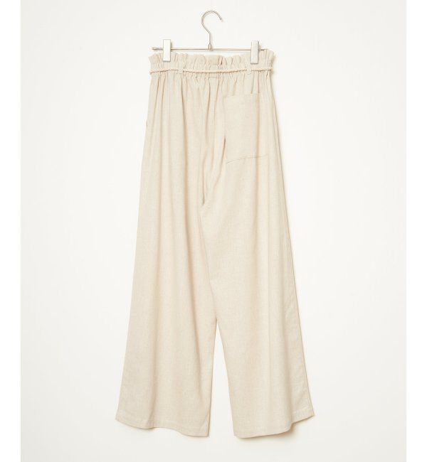 Lbc with Life「リネン混タッセルベルトイージーパンツ」|その他|