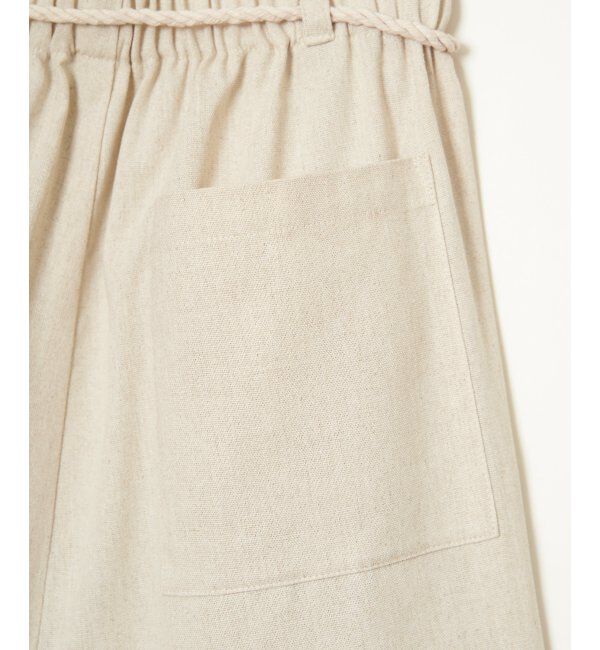 Lbc with Life「リネン混タッセルベルトイージーパンツ」|その他|