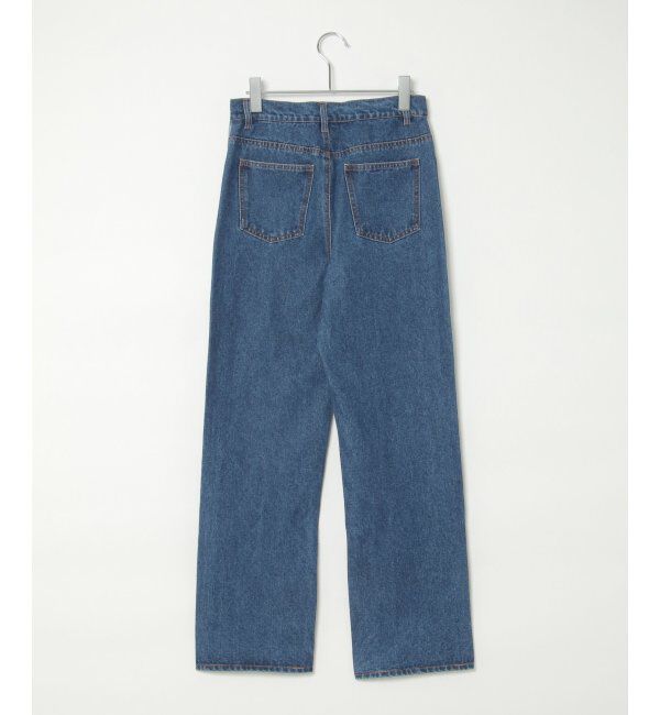 VENCE share style「センター切り替えワイドデニムパンツ」|デニム|