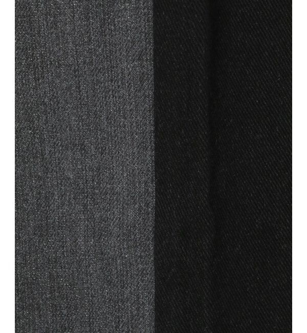 VENCE share style「センター切り替えワイドデニムパンツ」|デニム|