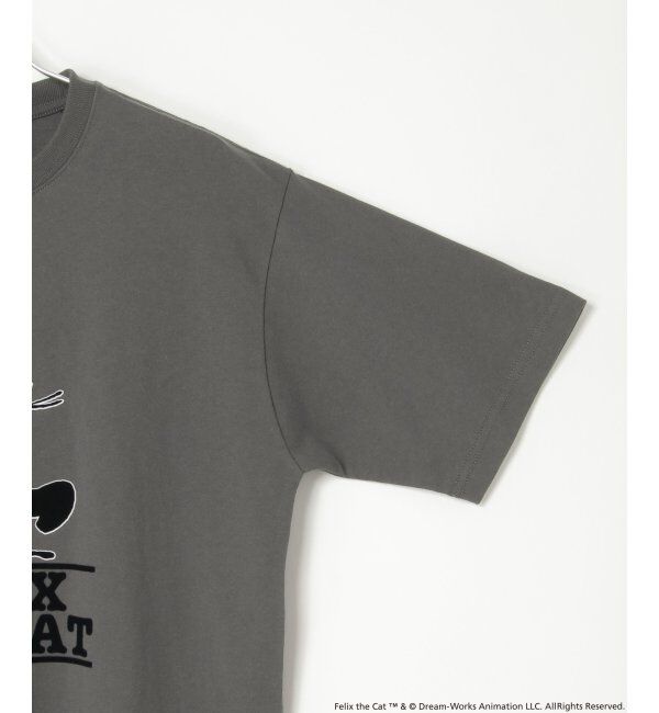 VENCE share style「"Felix the cat" フィリックス・ザ・キャット / フロッキープリントTシャツ」|Tシャツ・カットソー|