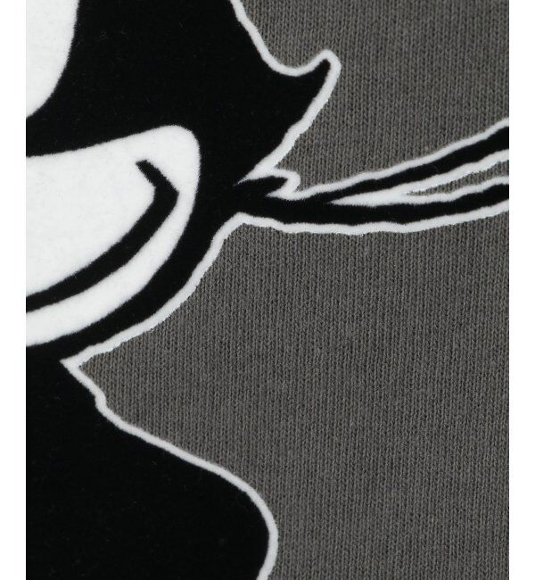 VENCE share style「"Felix the cat" フィリックス・ザ・キャット / フロッキープリントTシャツ」|Tシャツ・カットソー|