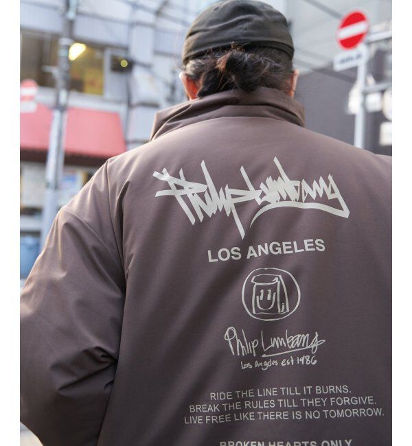 VENCE share style「Philip Lumbang フィリップ・ランバン 中綿スタンドジャケット」|その他|ブラウン