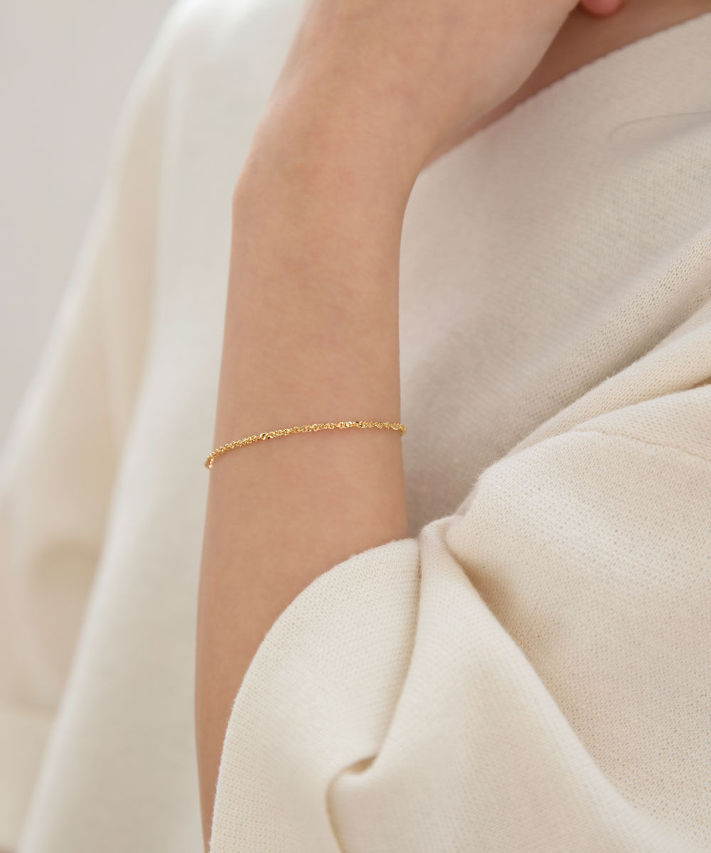 colleca la「サンドチェーンブレスレット」|ブレスレット・バングル|