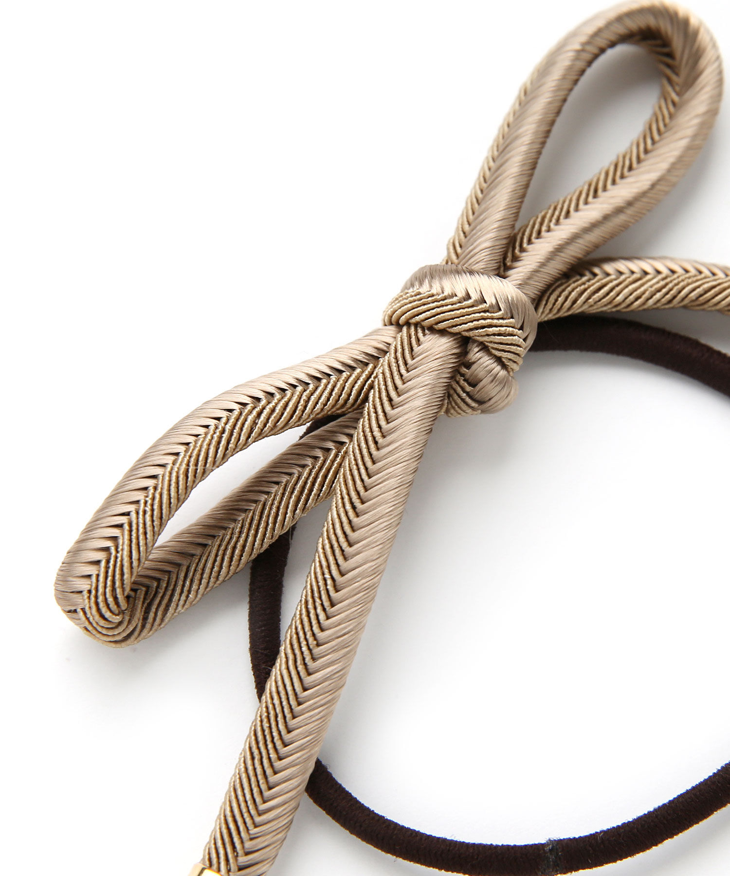 colleca la「ヘリンボーン コードリボンヘアゴム」|ヘアゴム・シュシュ|