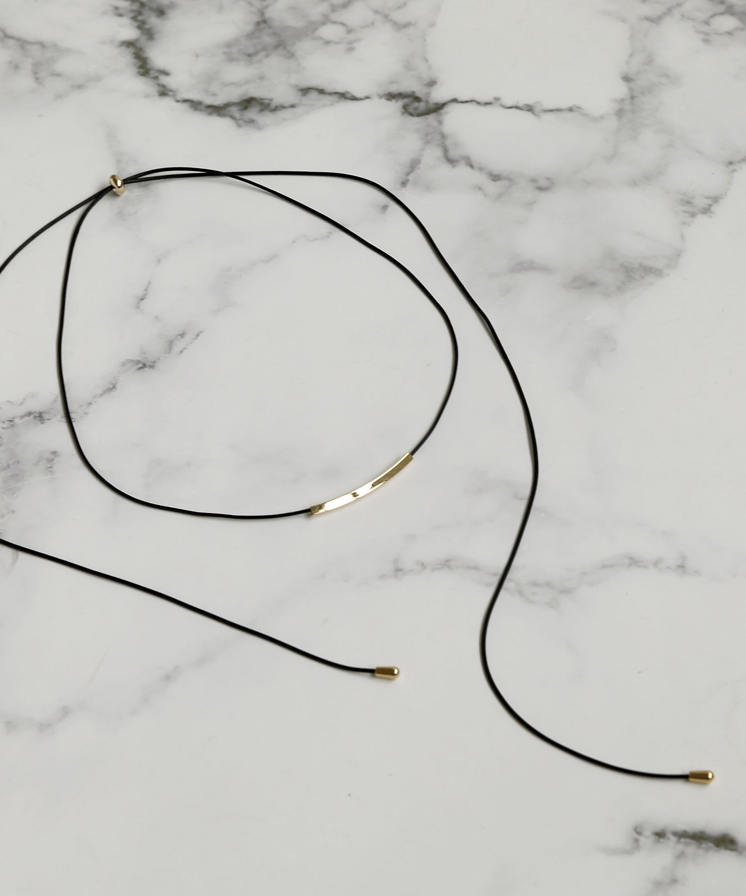 colleca la「パイプコードチョーカー/コードネックレス」|ネックレス|ゴールド