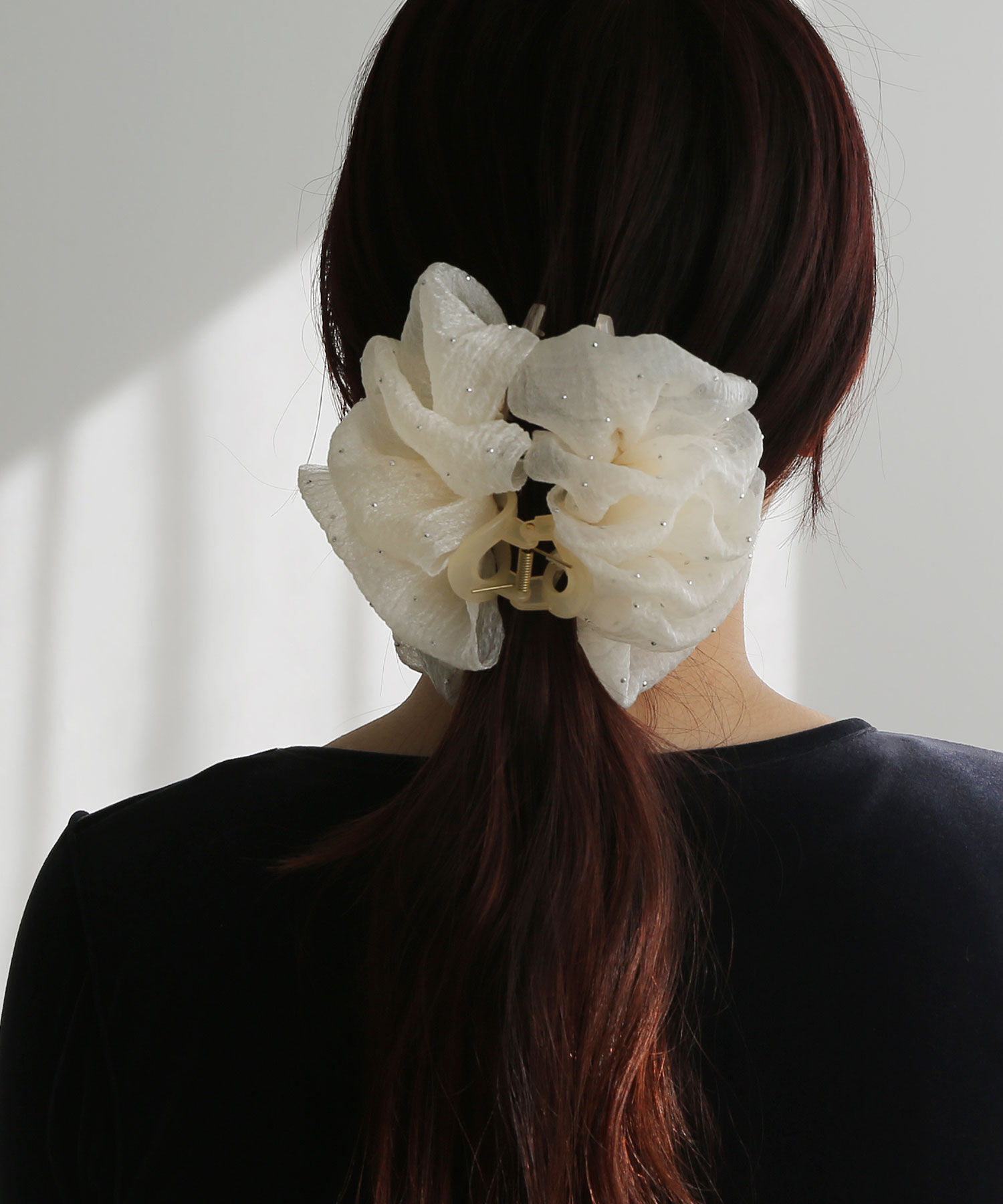  「ボリュームオーガンジー バンスクリップ」|その他|