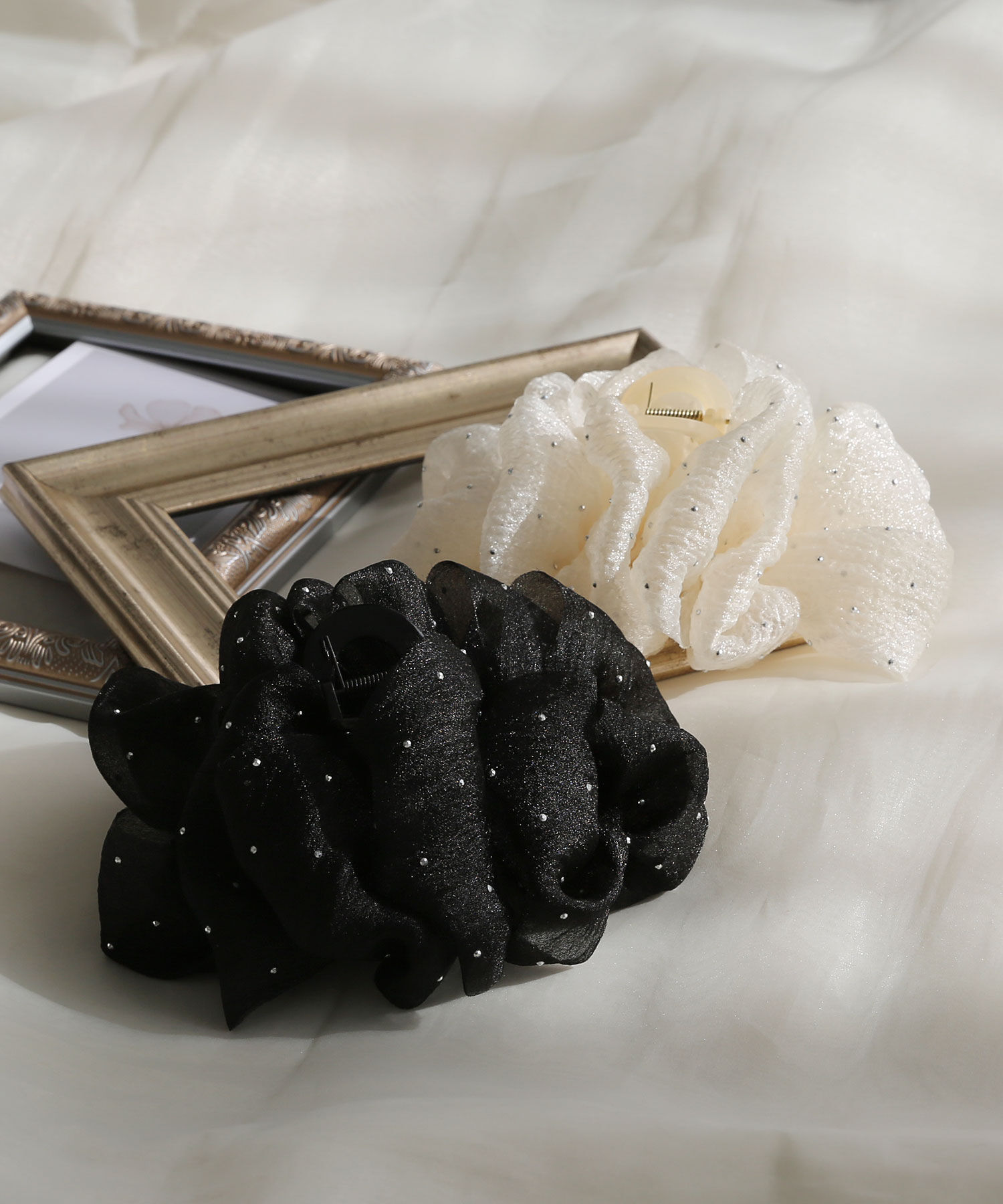  「ボリュームオーガンジー バンスクリップ」|その他|