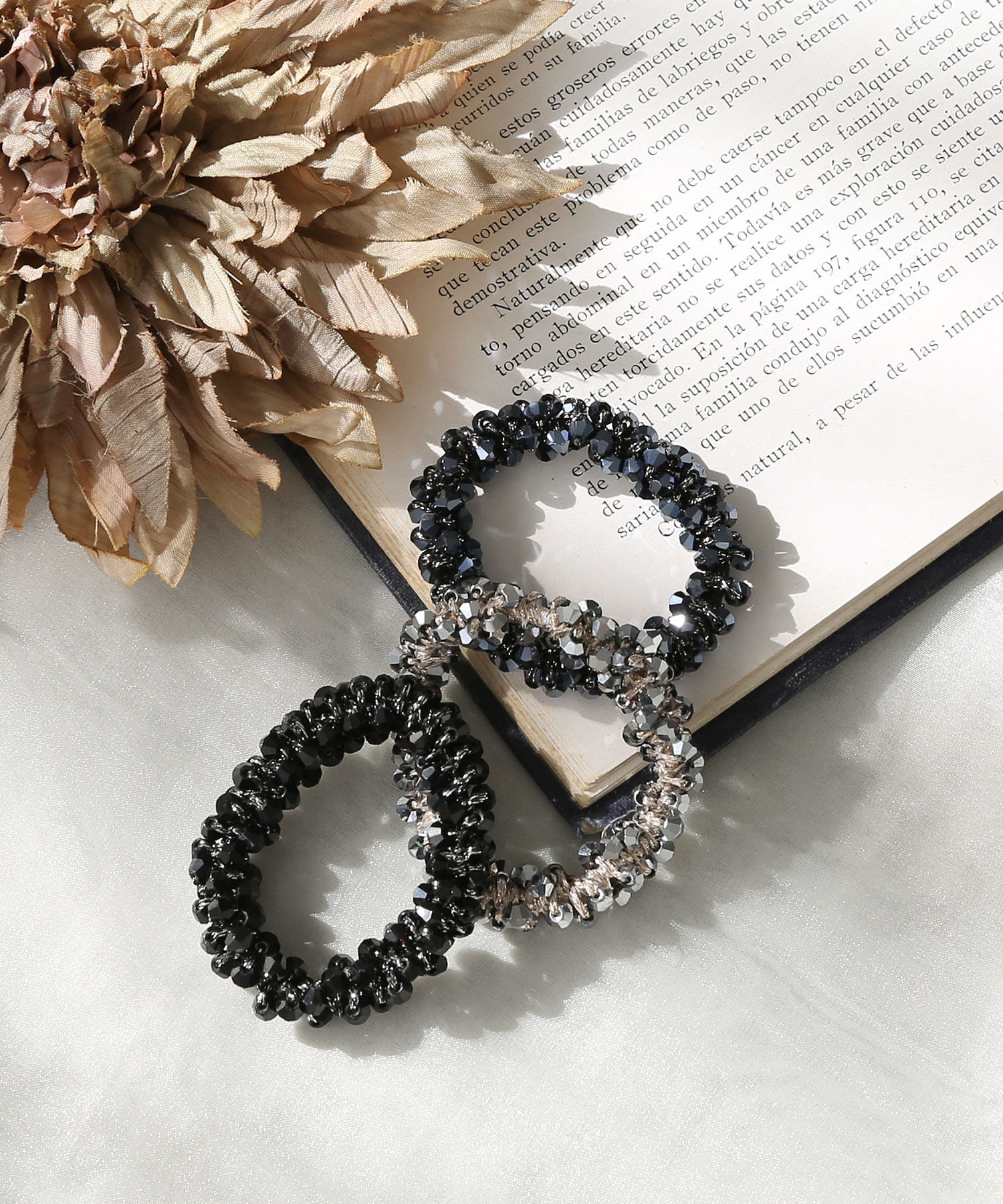  「スリムビーズシュシュ」|ヘアゴム・シュシュ|