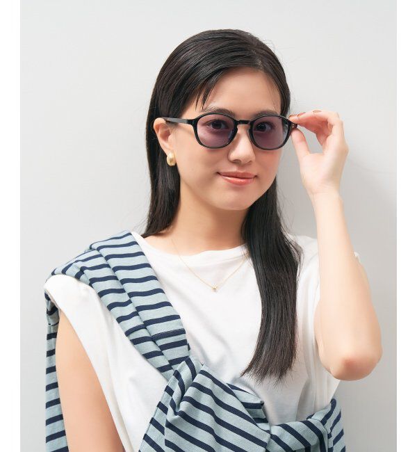  「ウェリントン型 調光サングラス レンズの色が変わるサングラス Zoff | YURIE OUTDOOR EDITION」|サングラス|