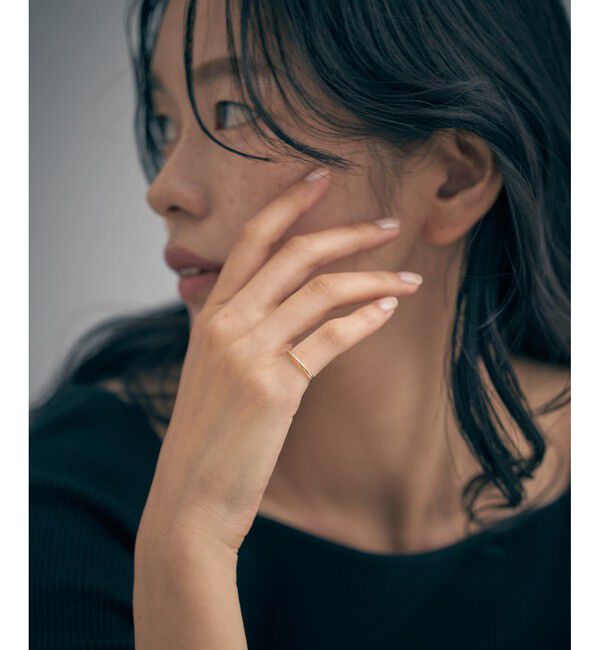 Jouete「K10YG ピンキーリング レイヤー」|リング|