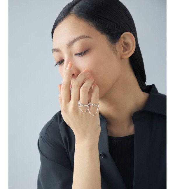 Jouete「【先行予約】[リンクトリング] ダブルチェーン」|リング|