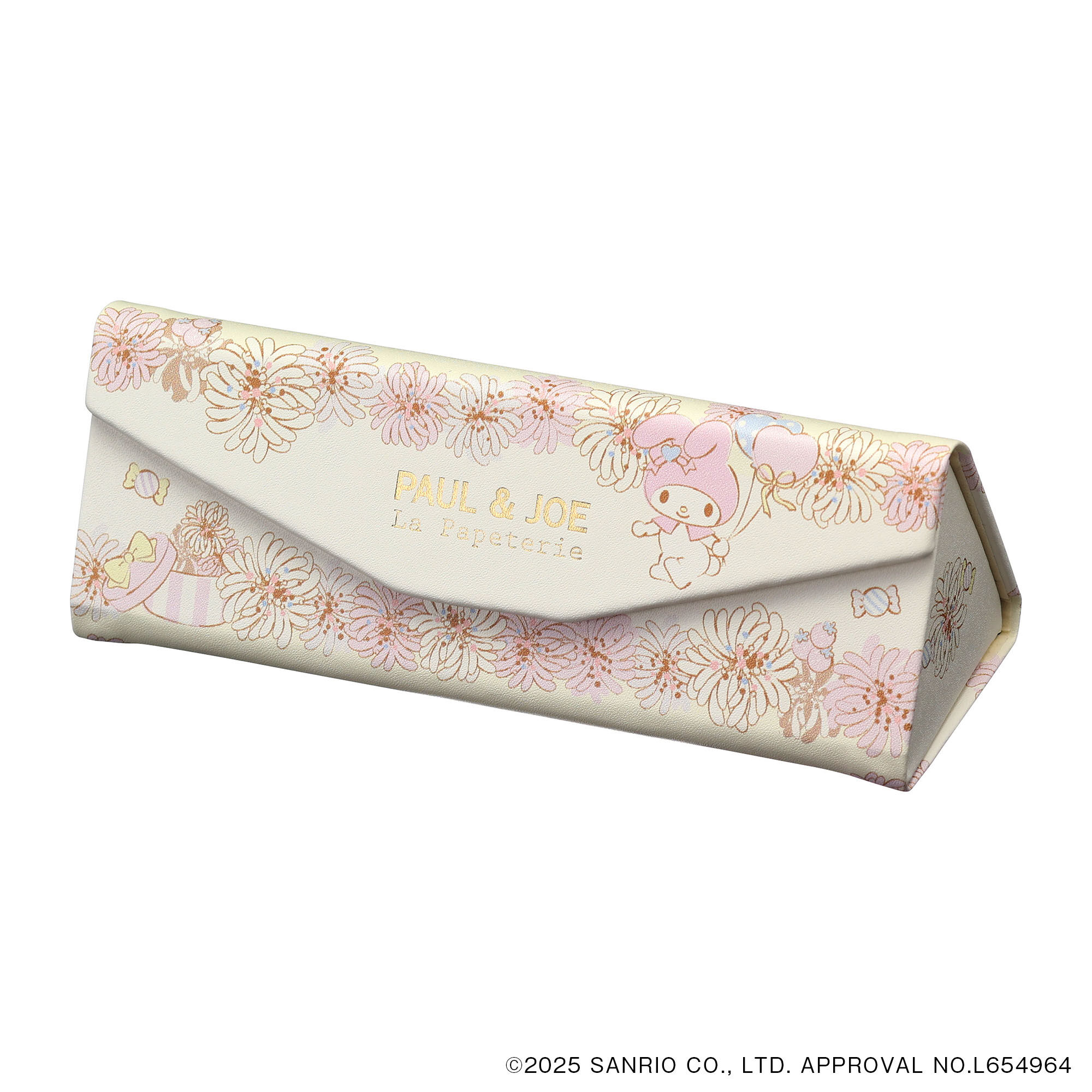 PAUL&JOE「スリムメガネケース／ポール＆ジョーｘマイメロディ」|メガネ|ホワイト