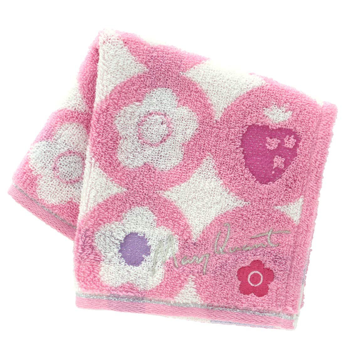  「MARY QUANT タオルハンカチ＜デイジーイチゴ＞」|タオル|