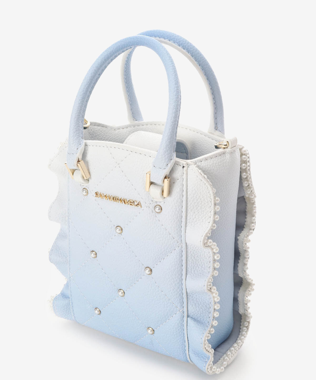 Samantha Vega「グラデーションパールフラッタースマホショルダー」|ショルダー・メッセンジャー|