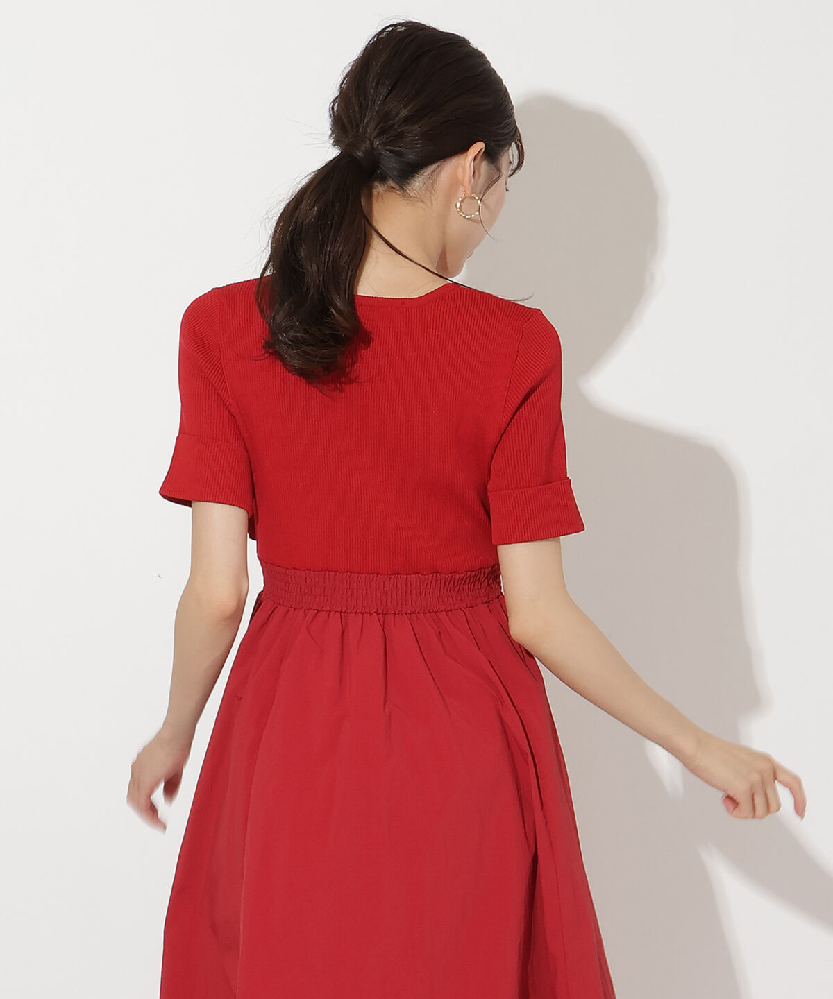 アンドクチュール「ボレロレイヤードドッキングワンピース」|ワンピース|