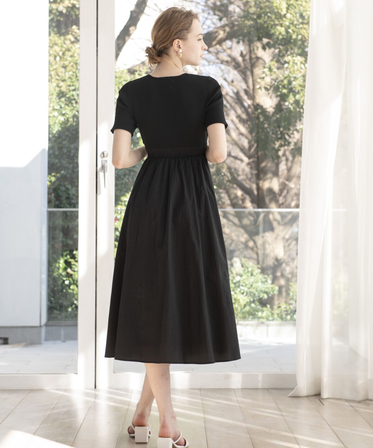 アンドクチュール「ボレロレイヤードドッキングワンピース」|ワンピース|