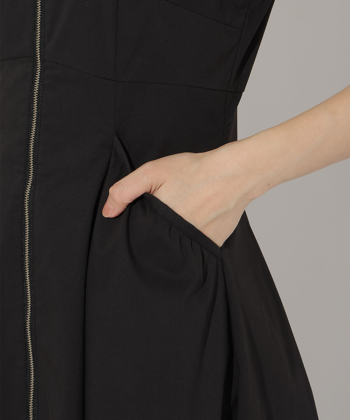 アンドクチュール「フロントジップジャンスカ」|ワンピース|