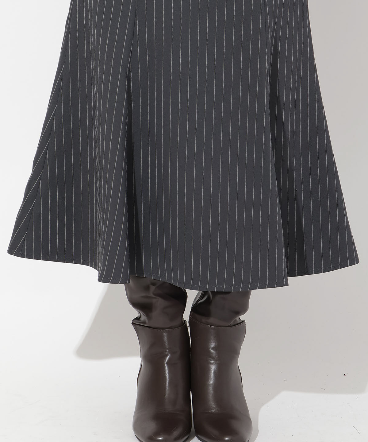 アンドクチュール「ウエスト折り返しマーメイドスカート」|スカート|