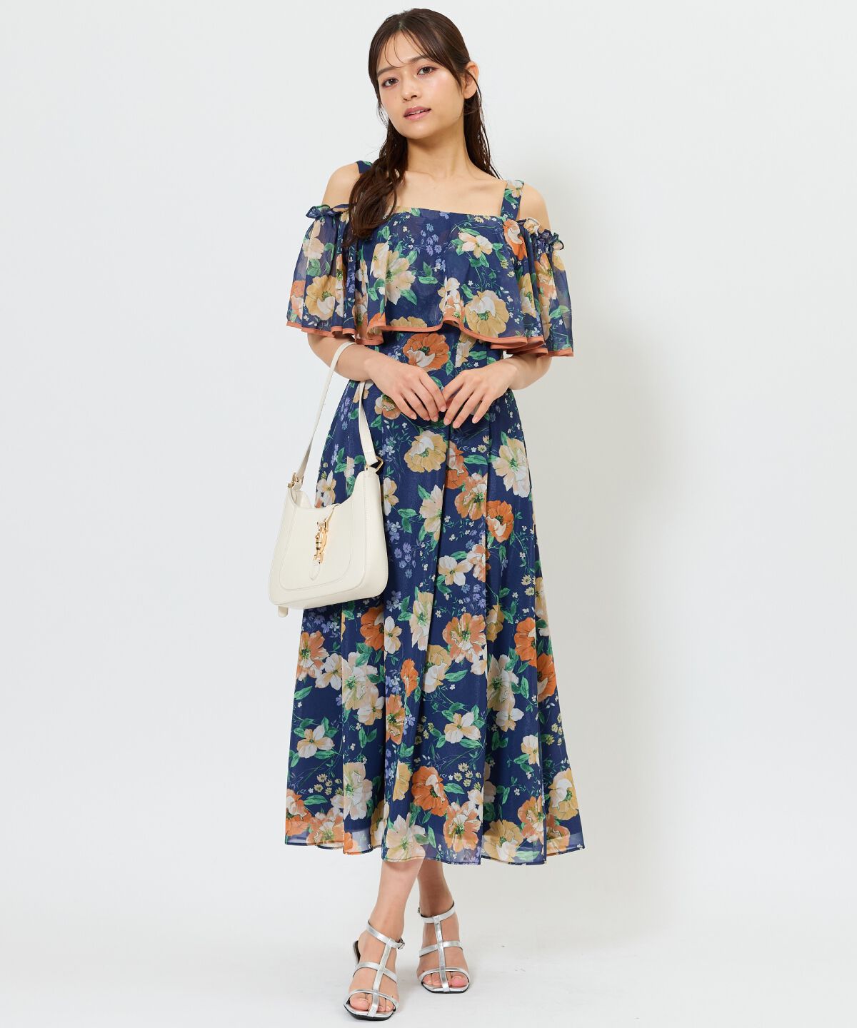 アンドクチュール「アネモネフラワー2WAYワンピース」|ワンピース|