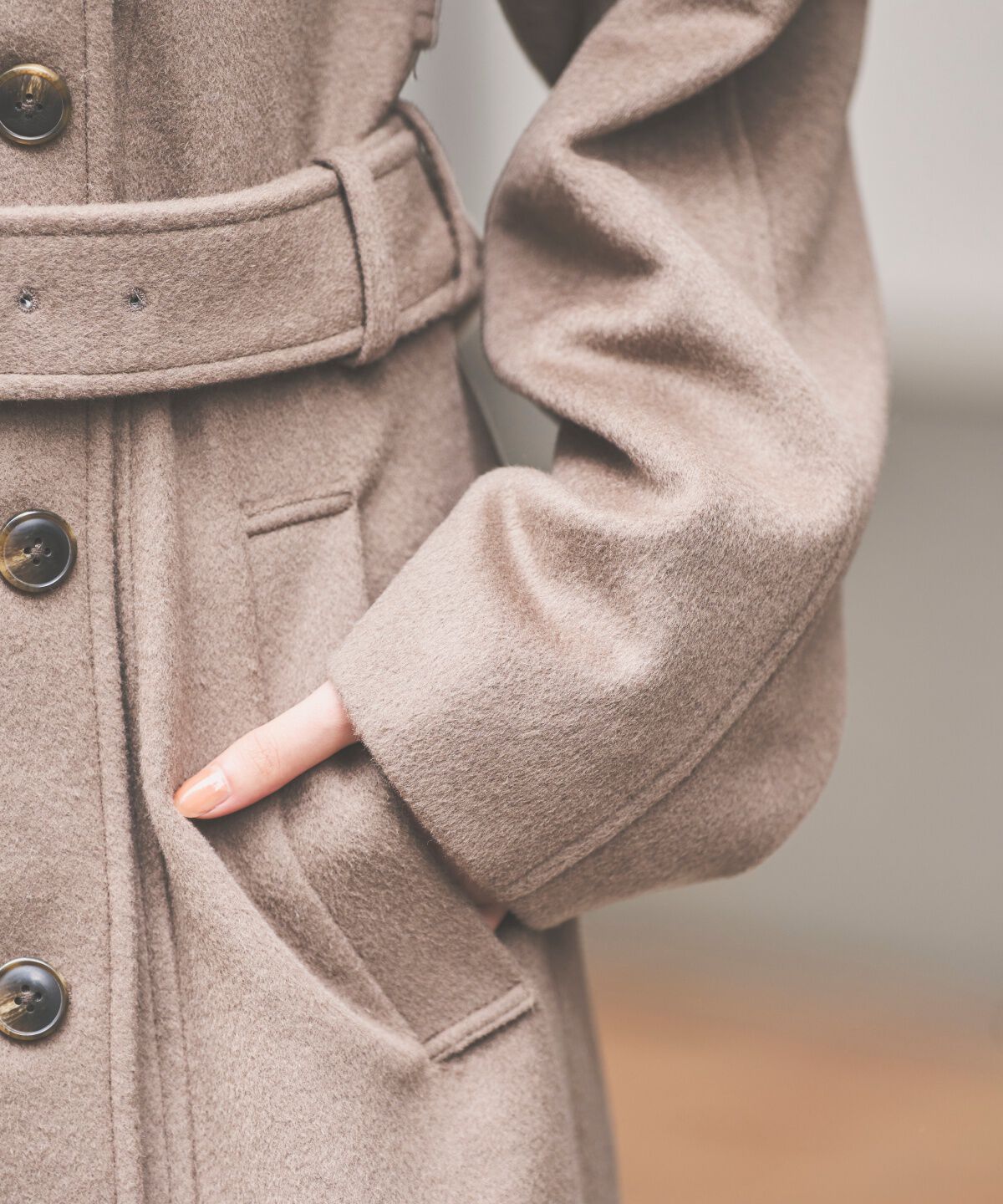 アンドクチュール「ウールビーバーロングコート」|その他|