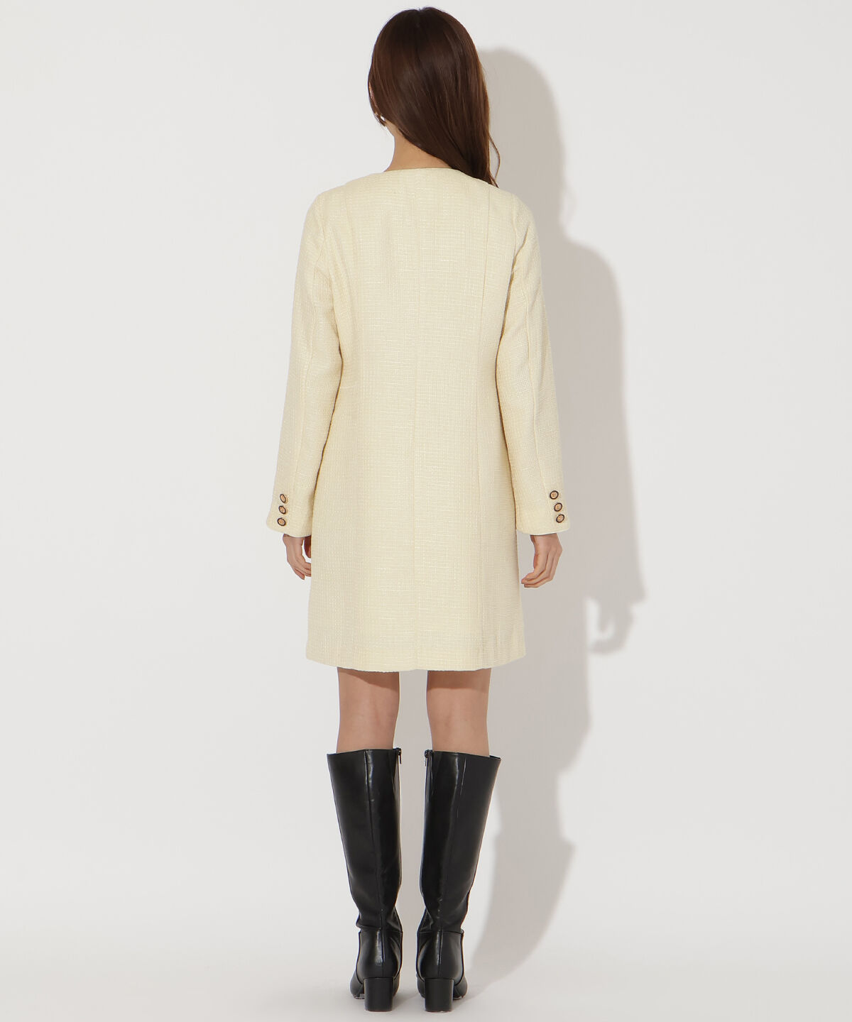 アンドクチュール「ツイードミニワンピース」|ワンピース|