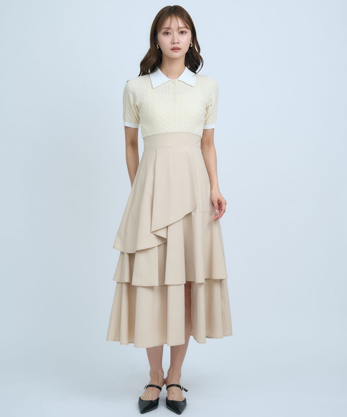 アンドクチュール「イレギュラーヘムドッキングワンピース」|ワンピース|