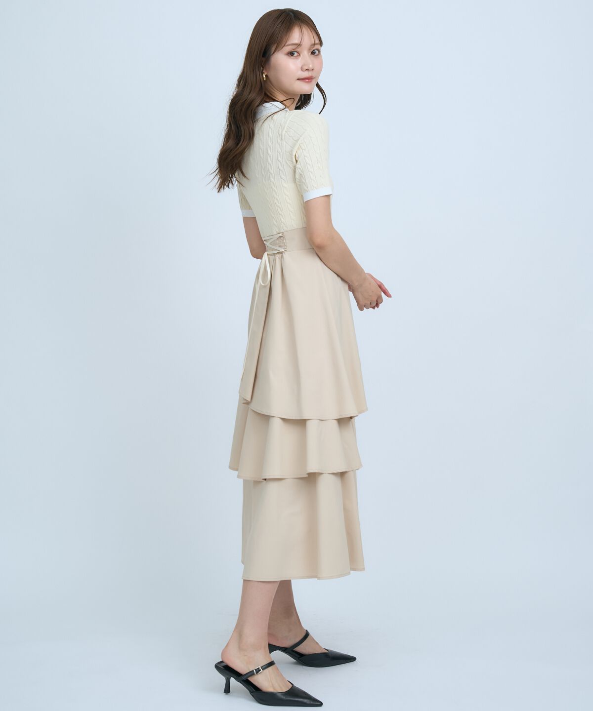 アンドクチュール「イレギュラーヘムドッキングワンピース」|ワンピース|