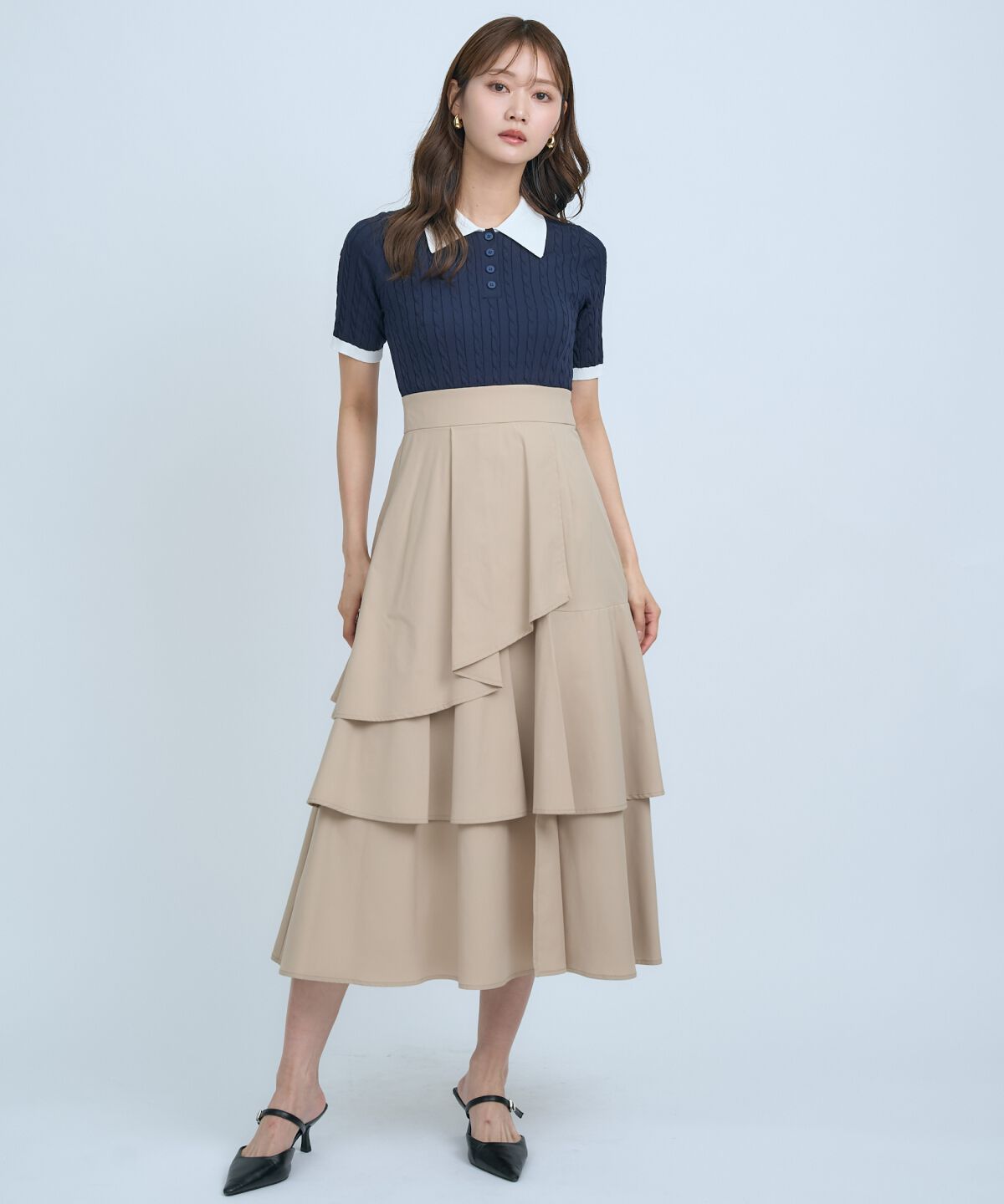 アンドクチュール「イレギュラーヘムドッキングワンピース」|ワンピース|