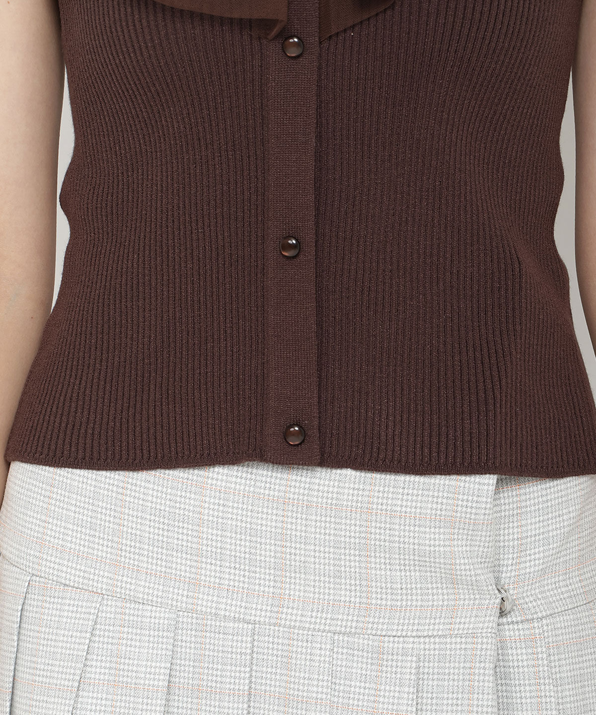 REDYAZEL「チュールドッキングニット」|ニット・セーター|