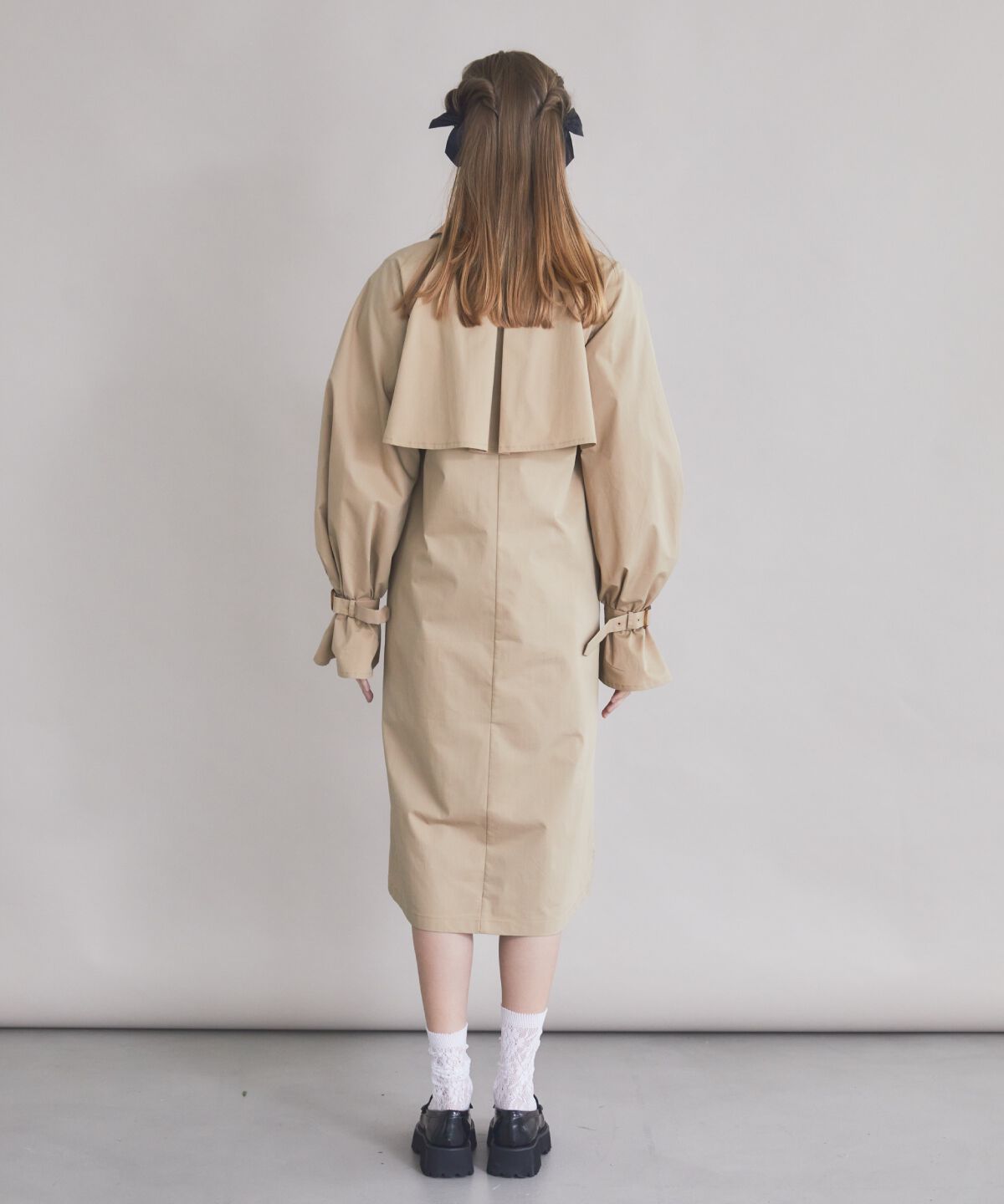 REDYAZEL「チェックライニングトレンチコート」|トレンチコート|