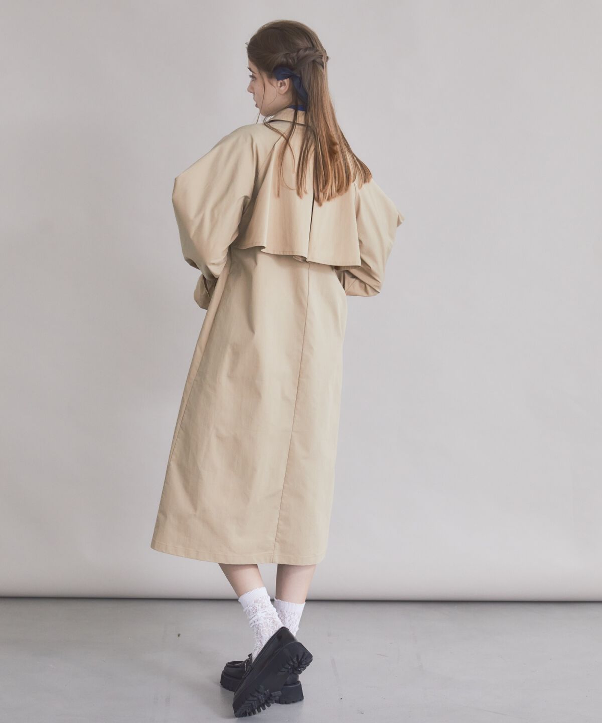 REDYAZEL「チェックライニングトレンチコート」|トレンチコート|