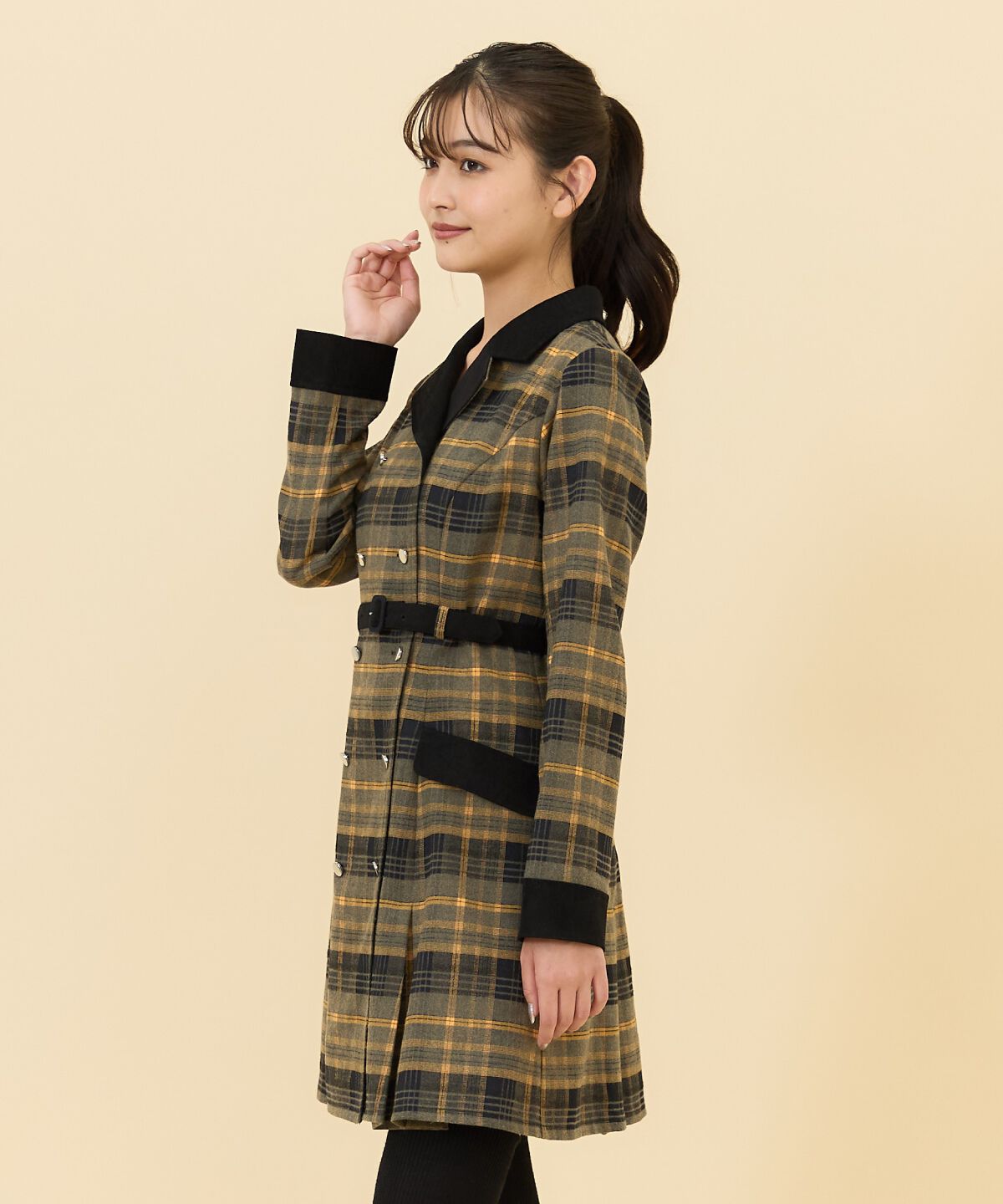 REDYAZEL「チェックダブルミニワンピース」|ワンピース|