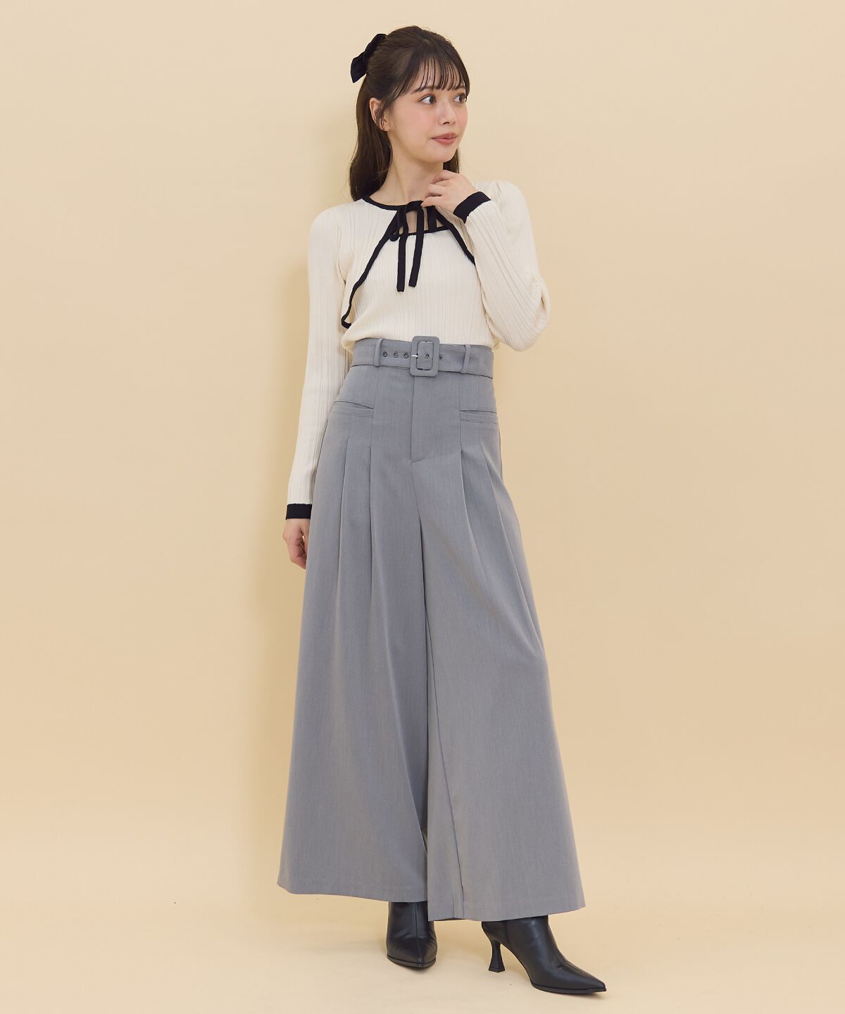 REDYAZEL「ボレロレイヤードデザインニット」|ニット・セーター|