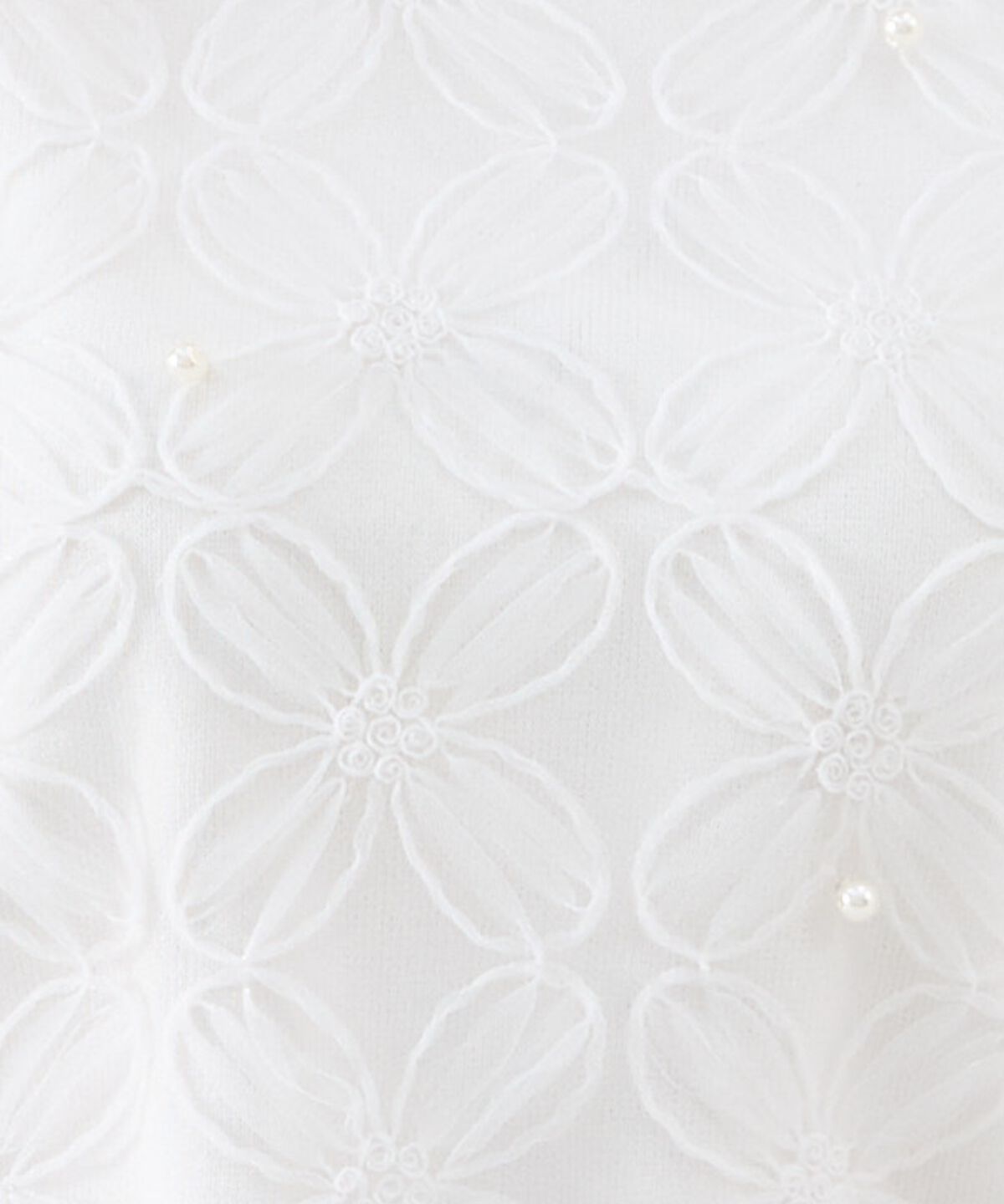 REDYAZEL「フラワーチュールドッキングニットトップス」|ニット・セーター|