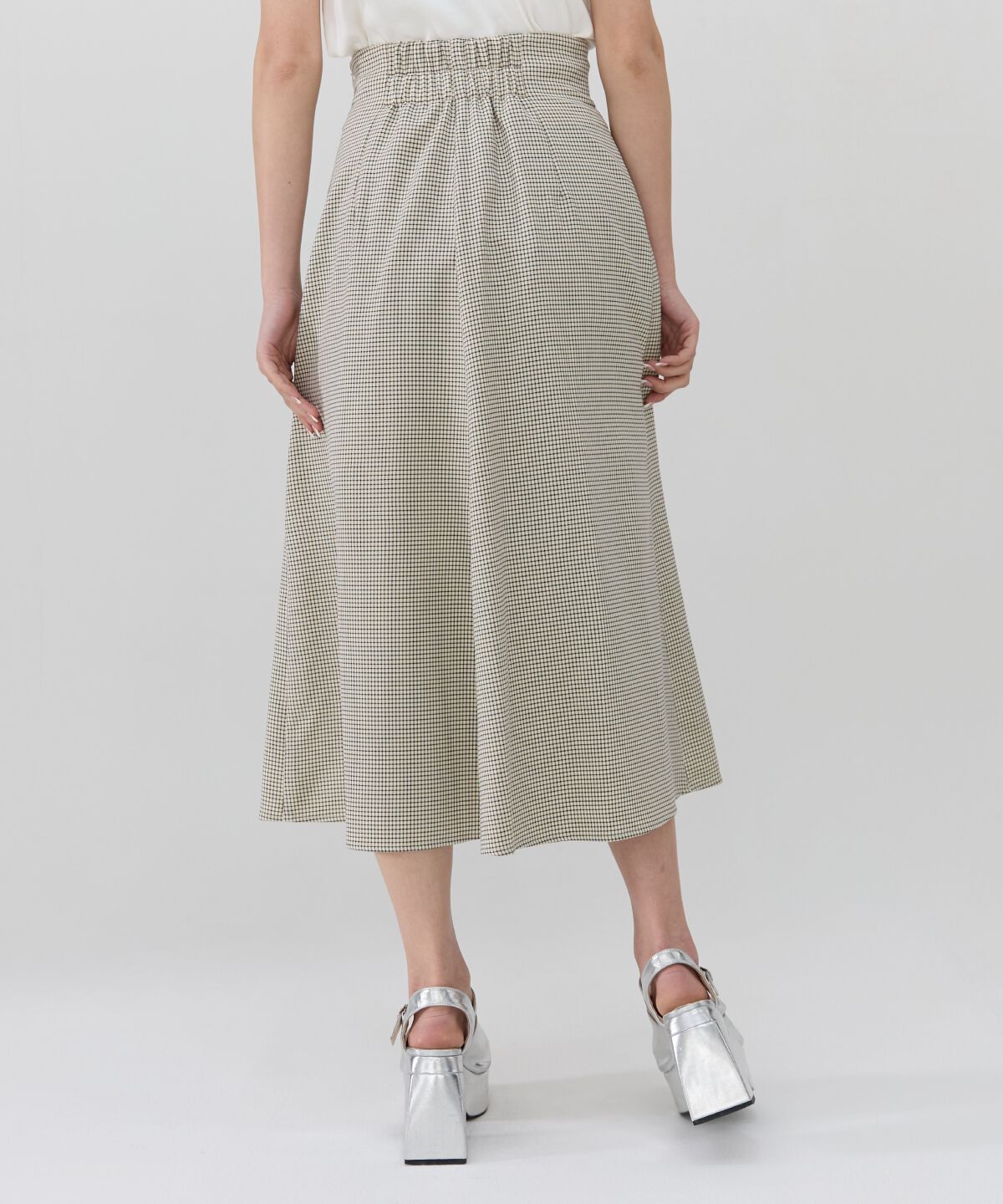 REDYAZEL「スピンドルスリットロングスカートスカート」|フレア|