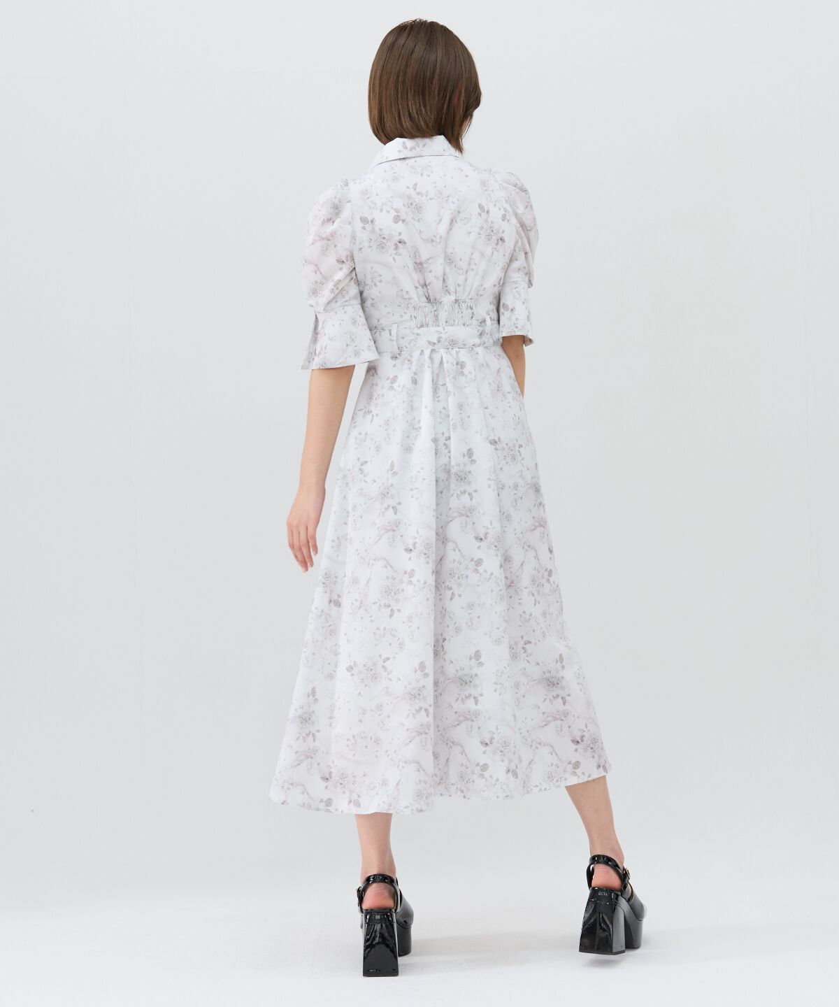 REDYAZEL「ローズプリントロングワンピース」|ワンピース|