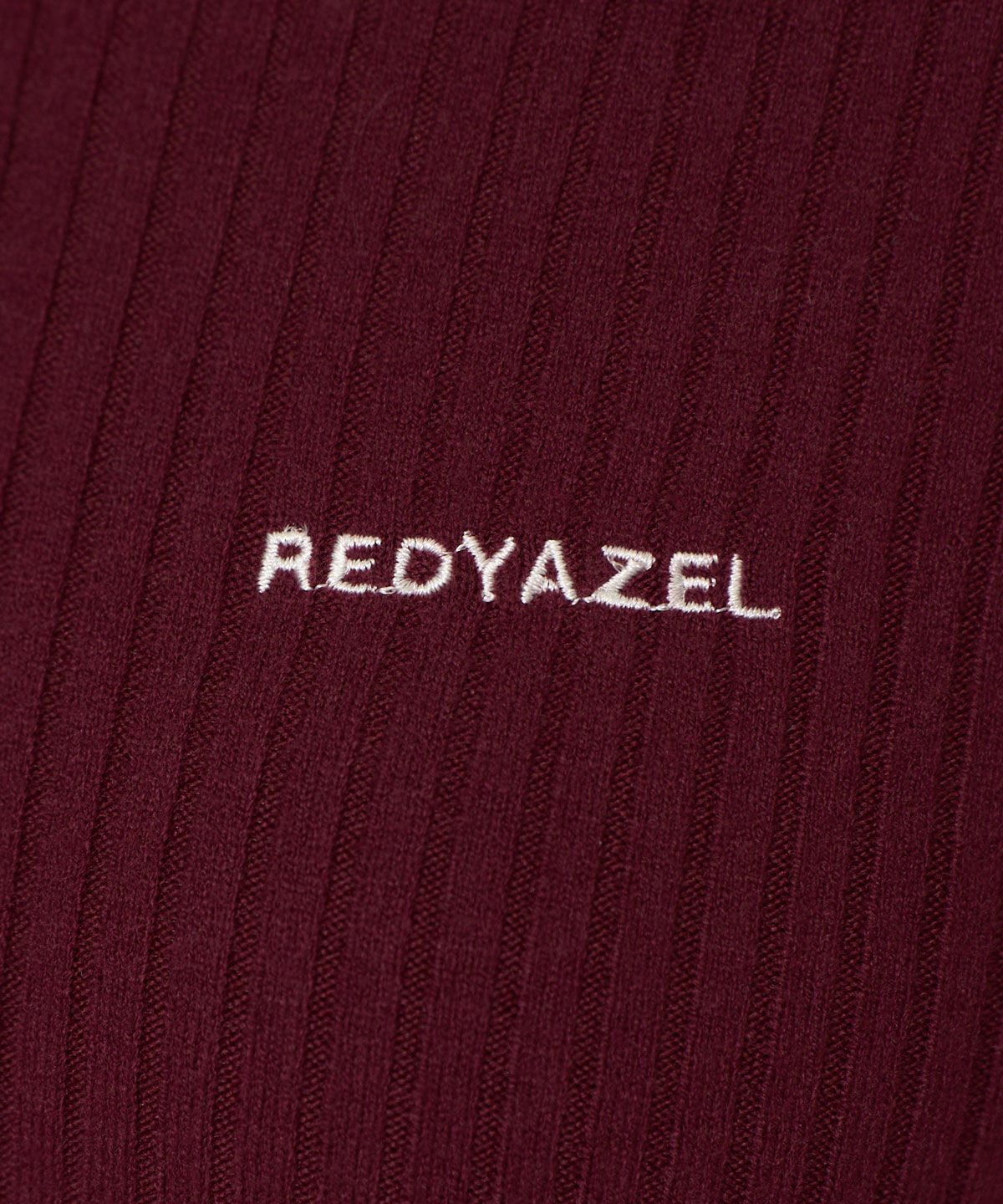 REDYAZEL「スカラカラーポロニットプルオーバー」|ニット・セーター|