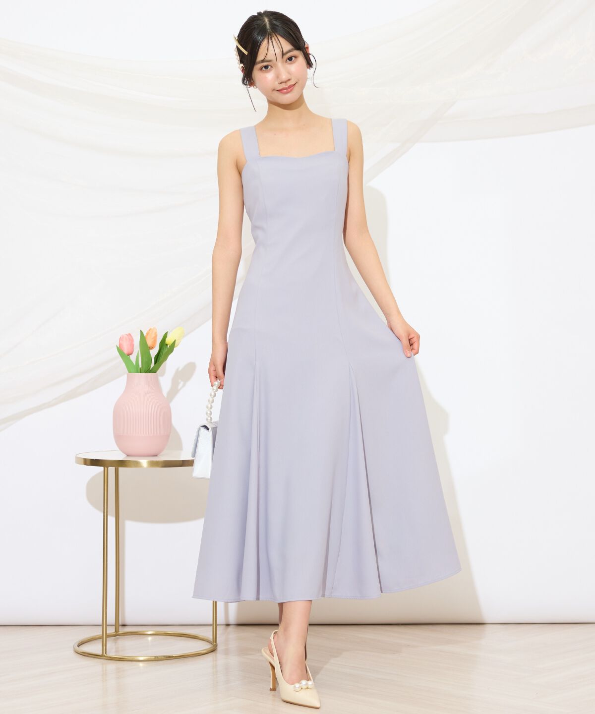 WILLSELECTION「バックレースアップワンピース」|ドレス|