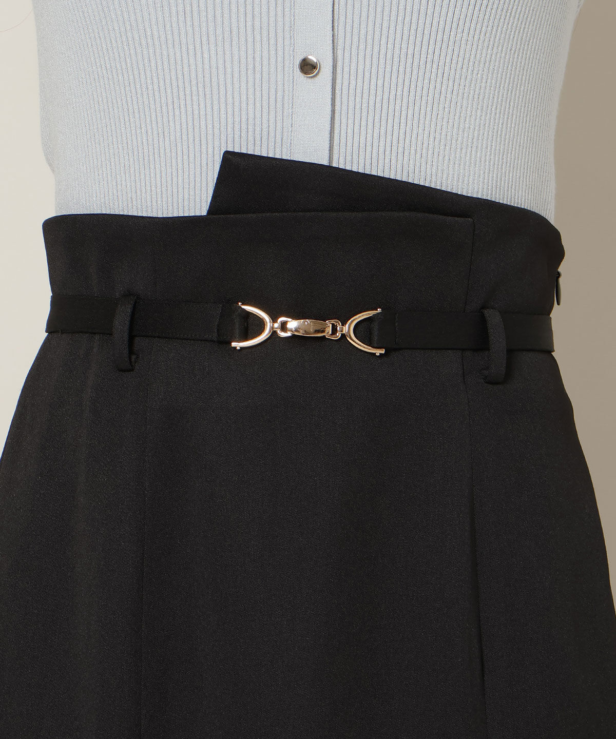 WILLSELECTION「ビットベルト付きマーメイドスカート」|フレア|