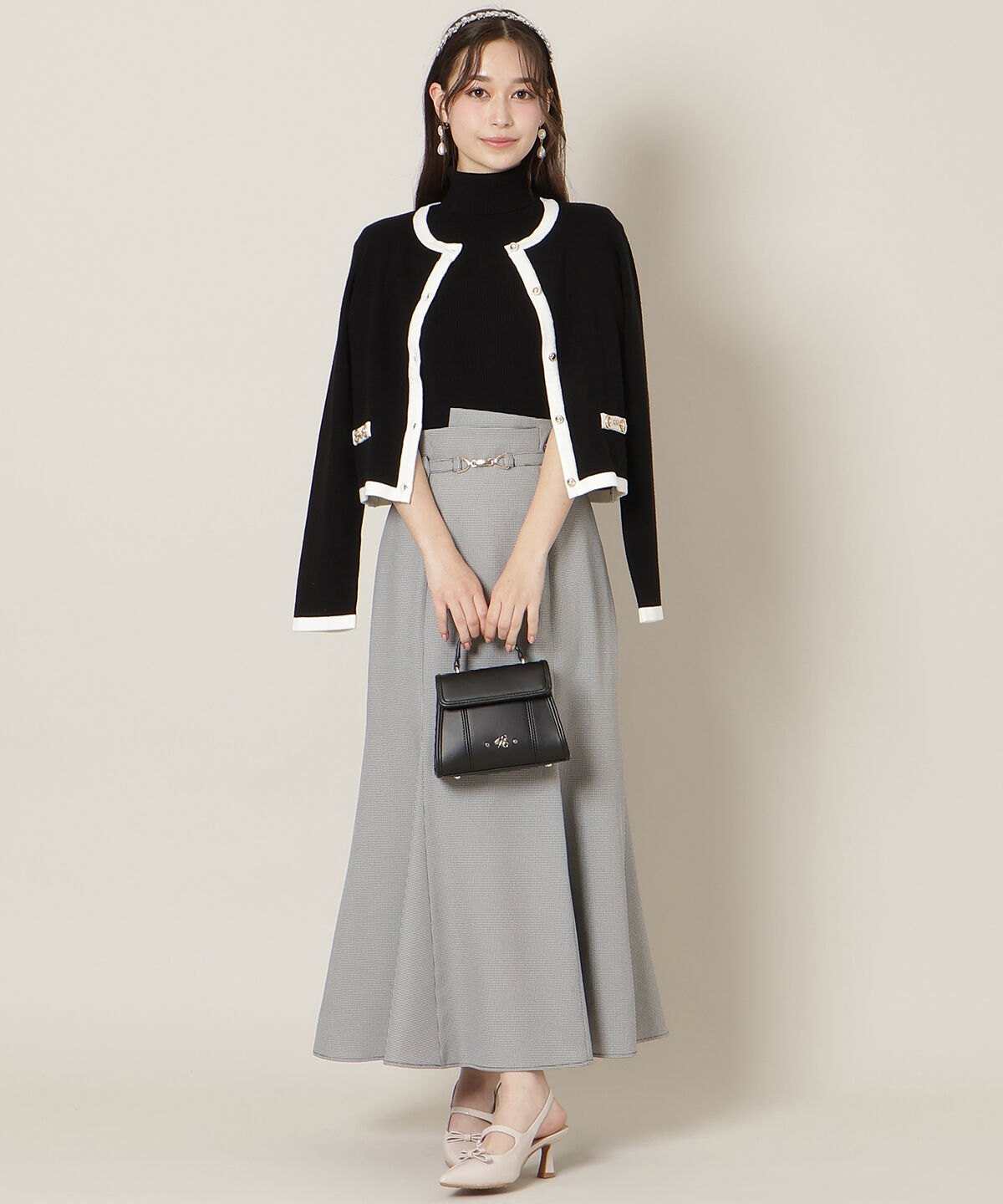 WILLSELECTION「ビットベルト付きマーメイドスカート」|フレア|